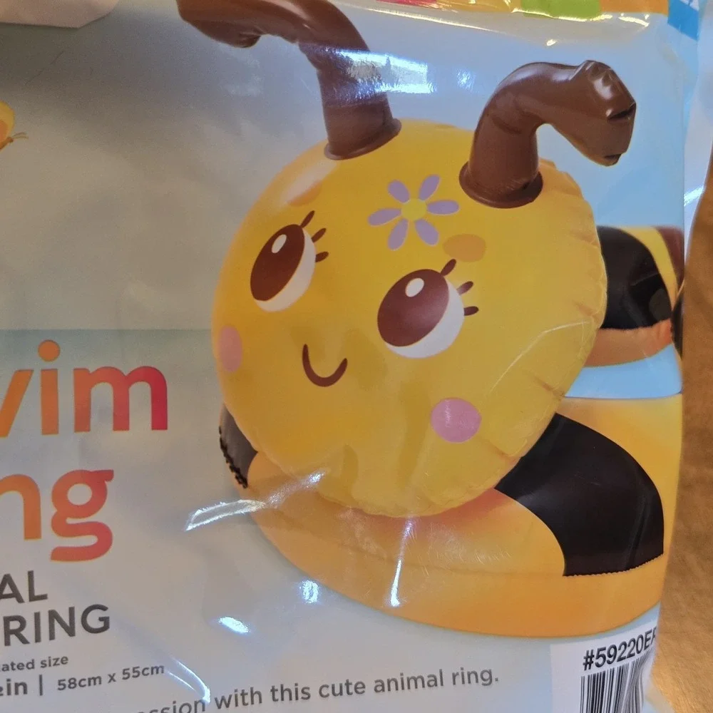 Intex Bee Animal Split Swim Ring Float Ages 3-6 23